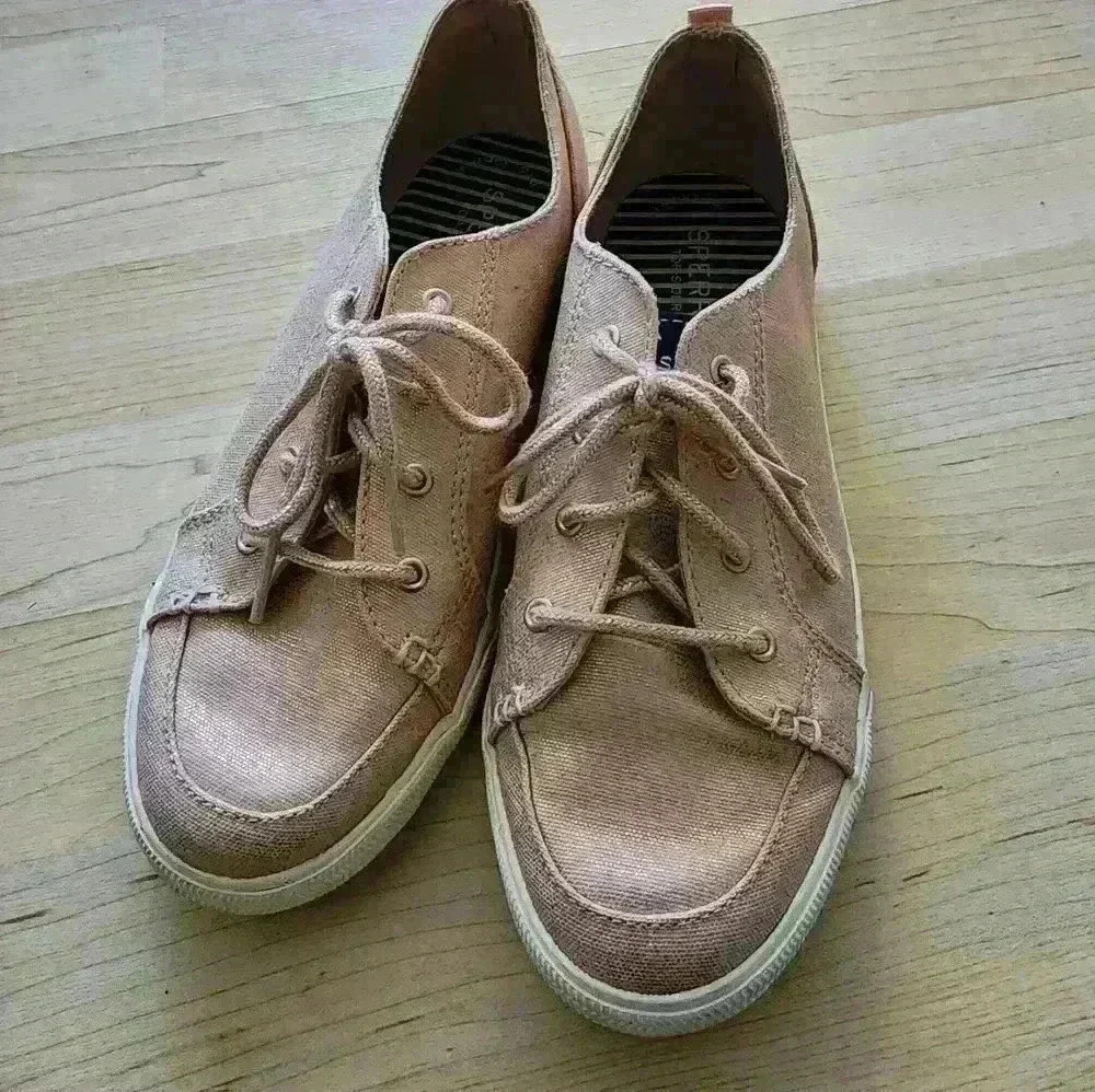 Sperry top slider lounge ltt pink metallic shoes size 6 - Picture 3 of 8